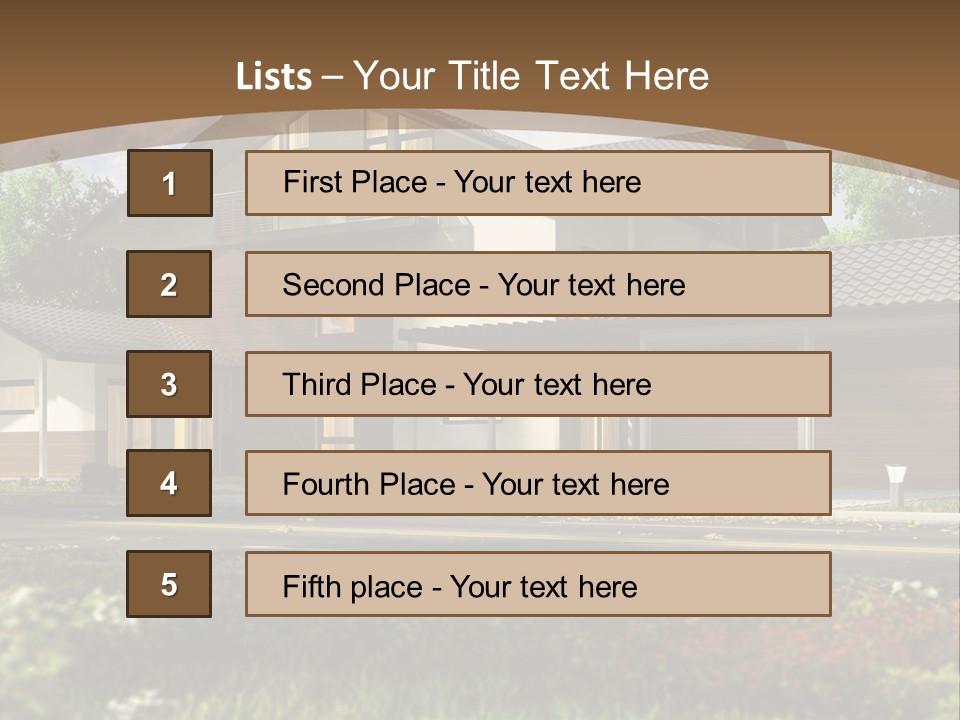 Road Model Construction PowerPoint Template