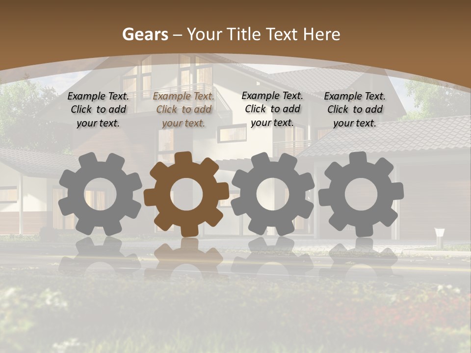 Road Model Construction PowerPoint Template