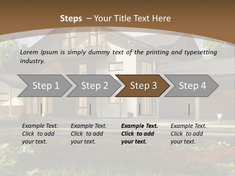 Road Model Construction PowerPoint Template