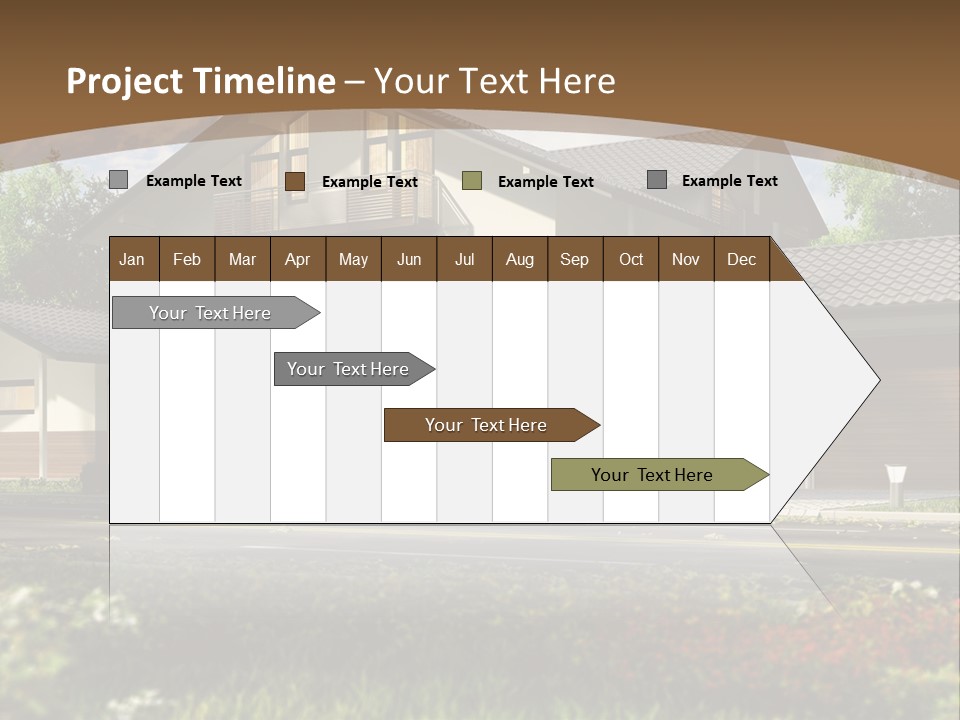 Road Model Construction PowerPoint Template