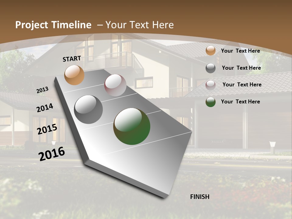 Road Model Construction PowerPoint Template