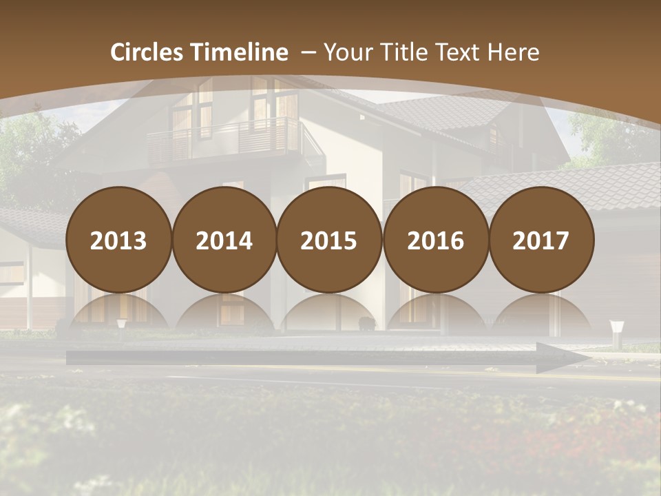 Road Model Construction PowerPoint Template