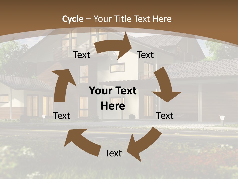 Road Model Construction PowerPoint Template