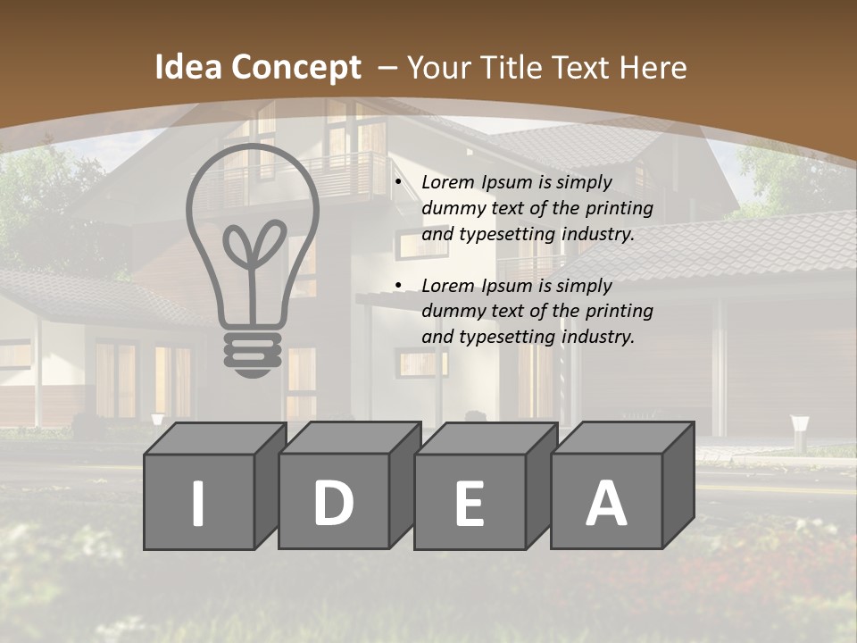 Road Model Construction PowerPoint Template