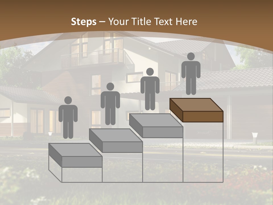 Road Model Construction PowerPoint Template