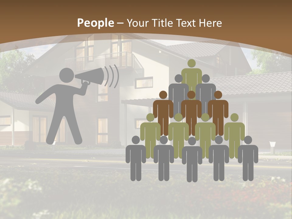 Road Model Construction PowerPoint Template