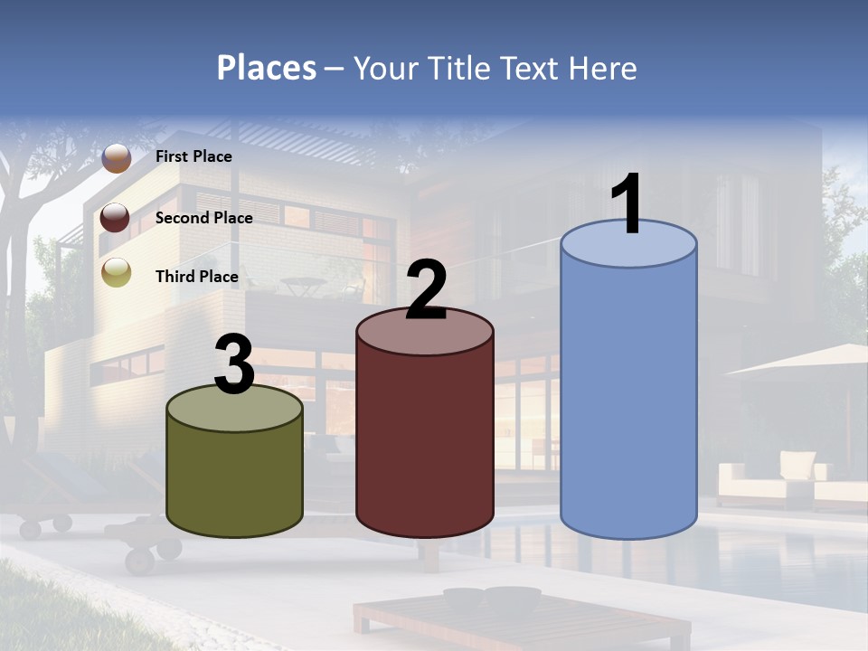 Modern House Board PowerPoint Template