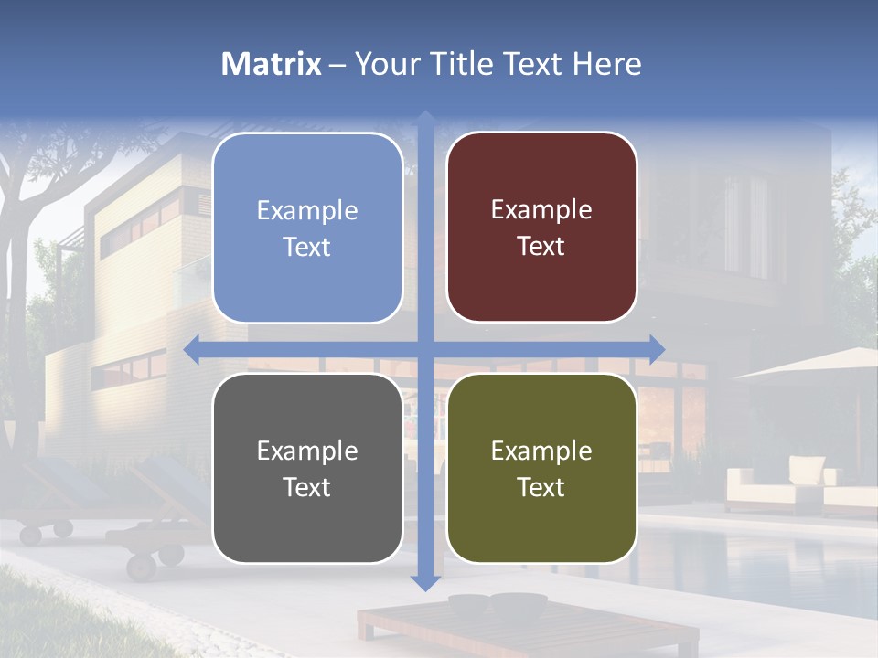 Modern House Board PowerPoint Template