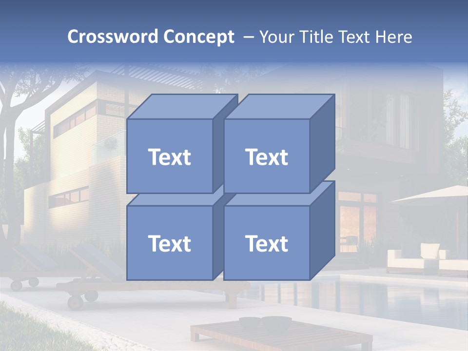 Modern House Board PowerPoint Template