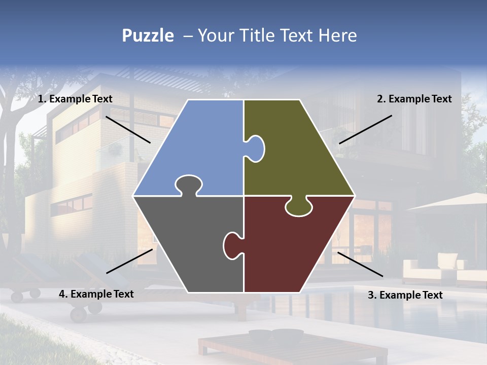Modern House Board PowerPoint Template