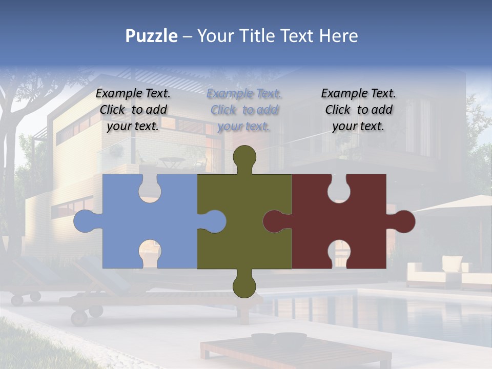 Modern House Board PowerPoint Template