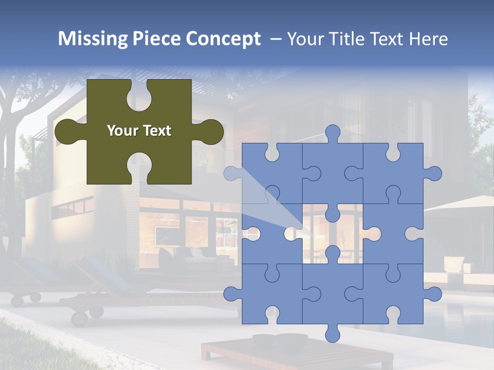 Modern House Board PowerPoint Template