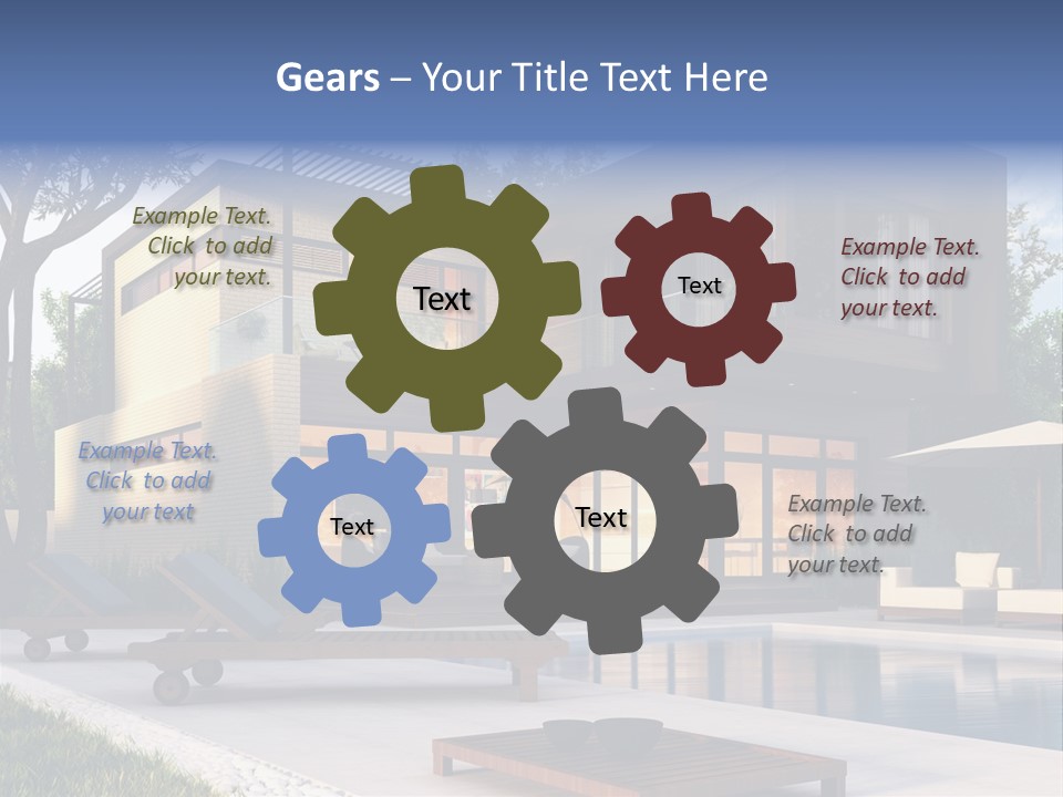 Modern House Board PowerPoint Template