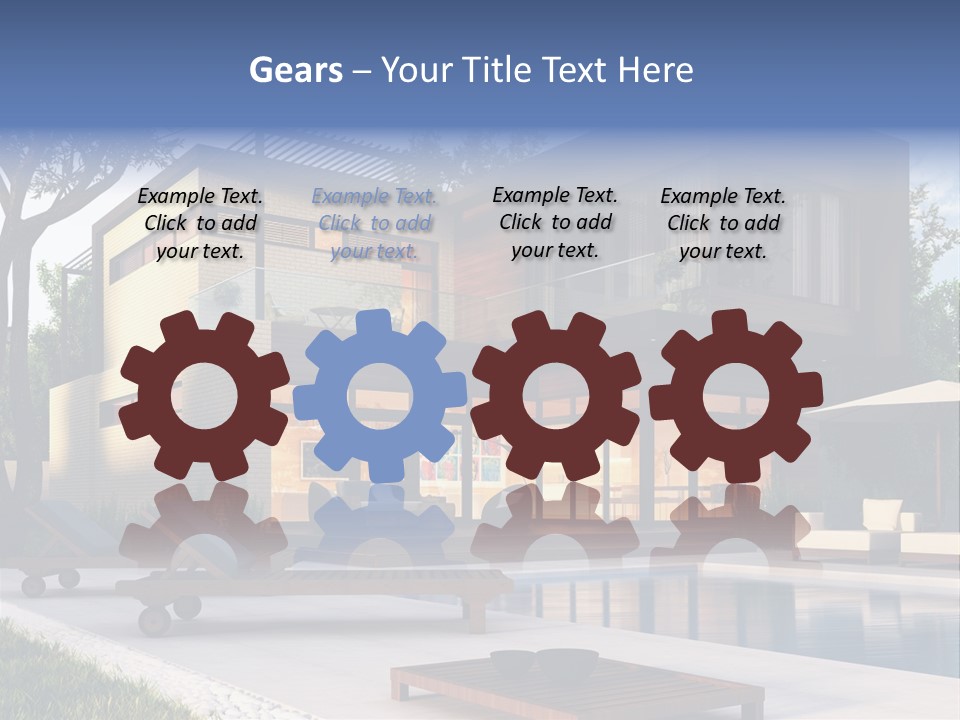 Modern House Board PowerPoint Template