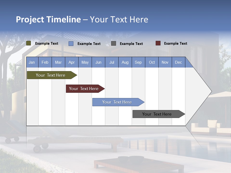 Modern House Board PowerPoint Template