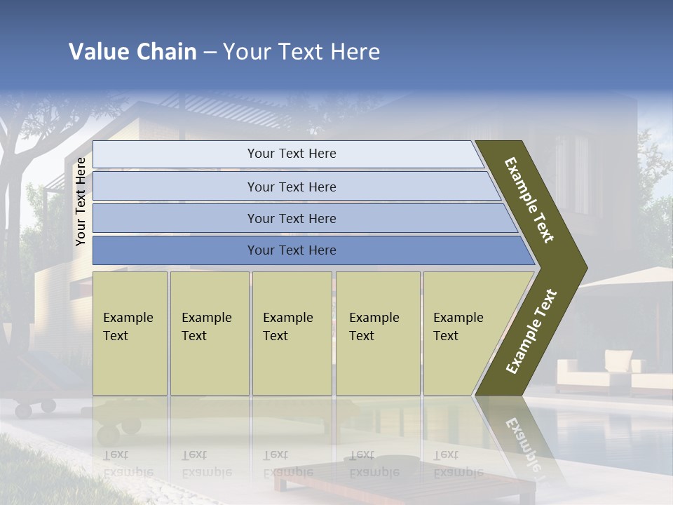 Modern House Board PowerPoint Template