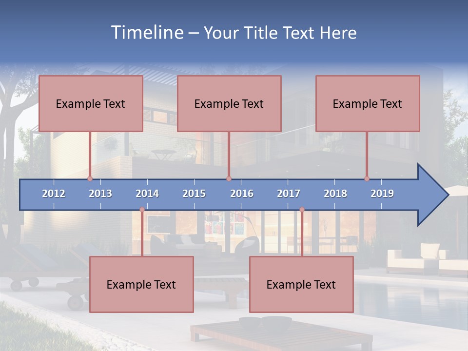 Modern House Board PowerPoint Template