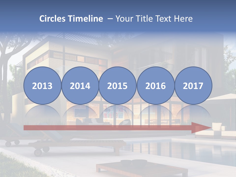 Modern House Board PowerPoint Template