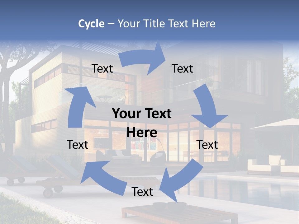 Modern House Board PowerPoint Template