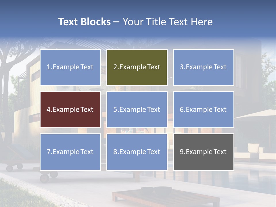 Modern House Board PowerPoint Template