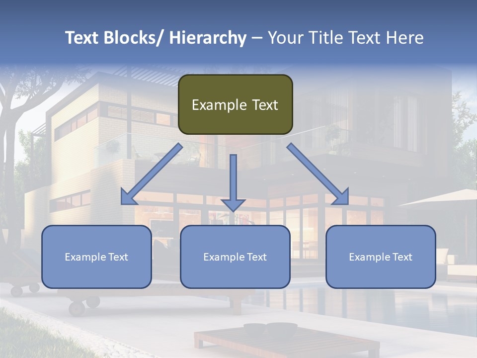 Modern House Board PowerPoint Template