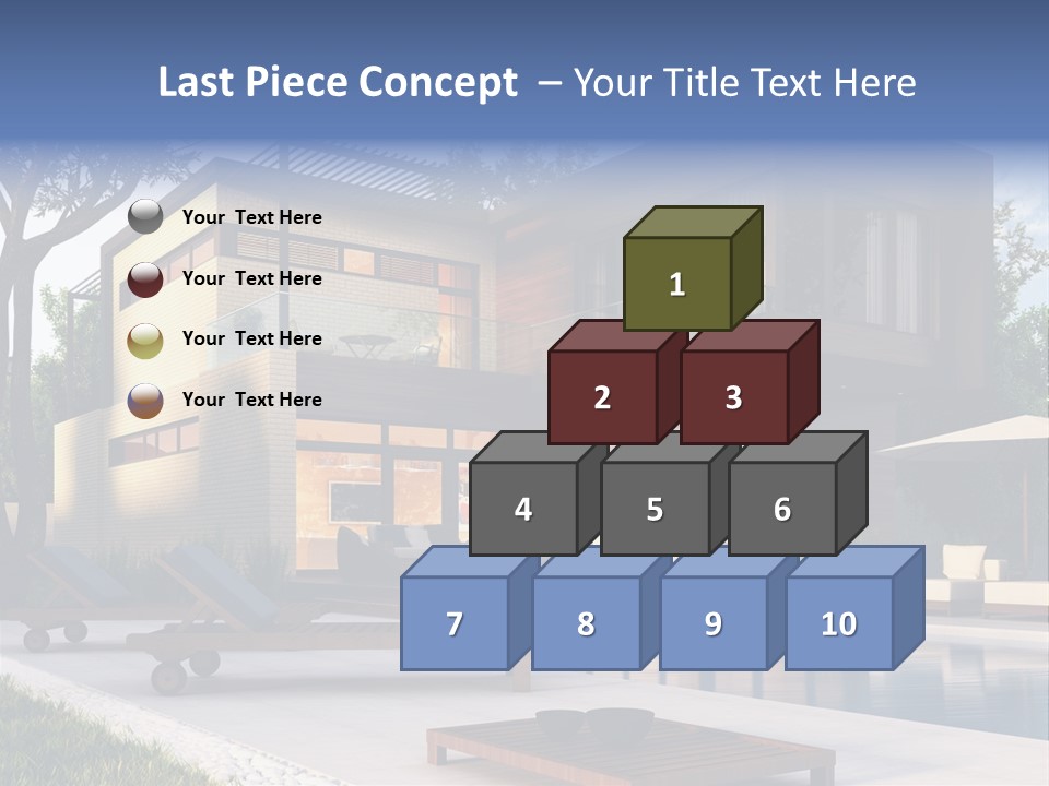 Modern House Board PowerPoint Template