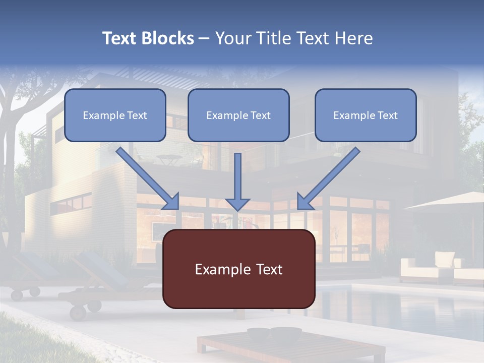 Modern House Board PowerPoint Template