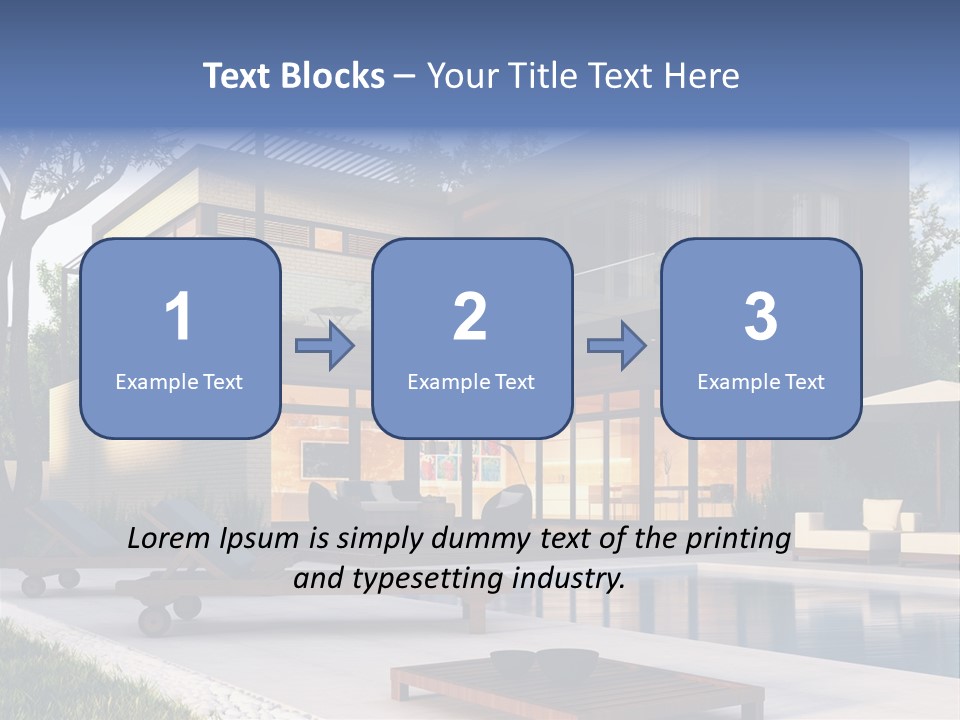 Modern House Board PowerPoint Template