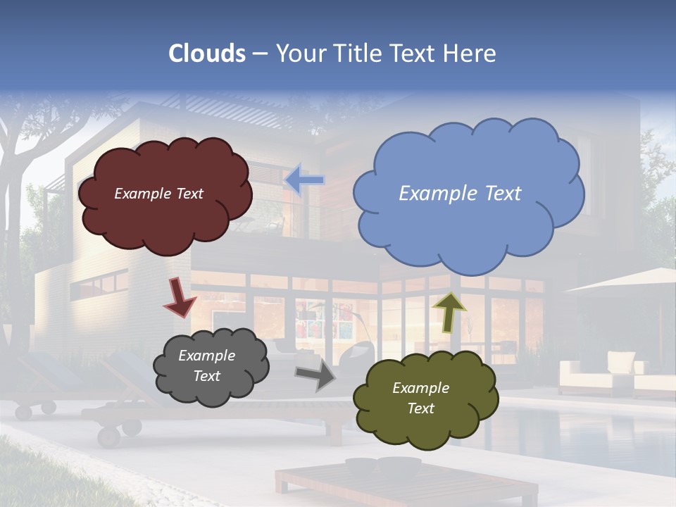 Modern House Board PowerPoint Template