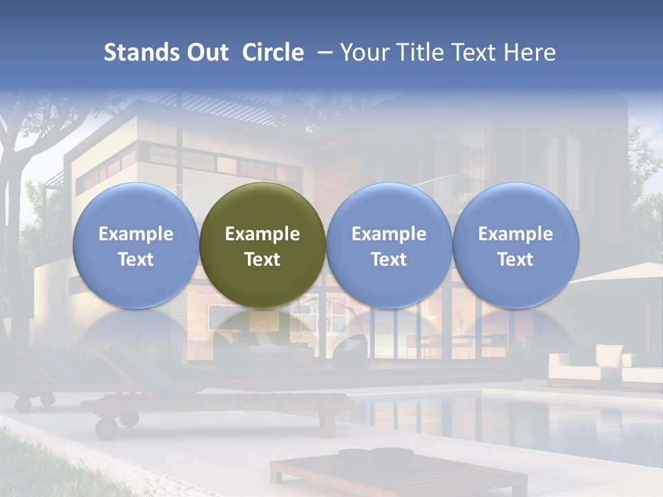 Modern House Board PowerPoint Template