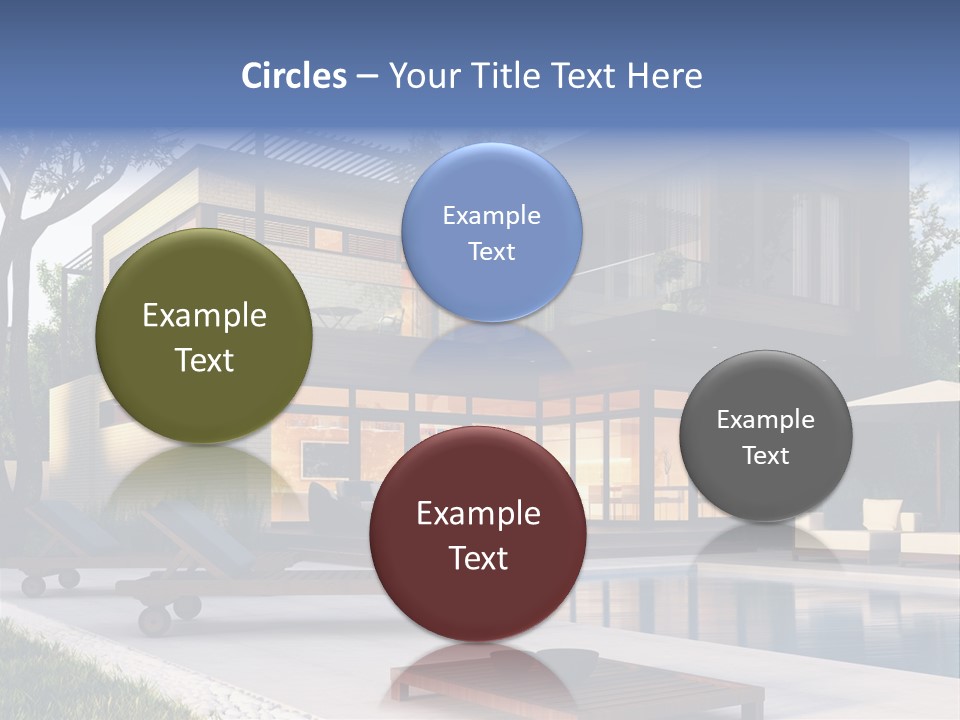 Modern House Board PowerPoint Template