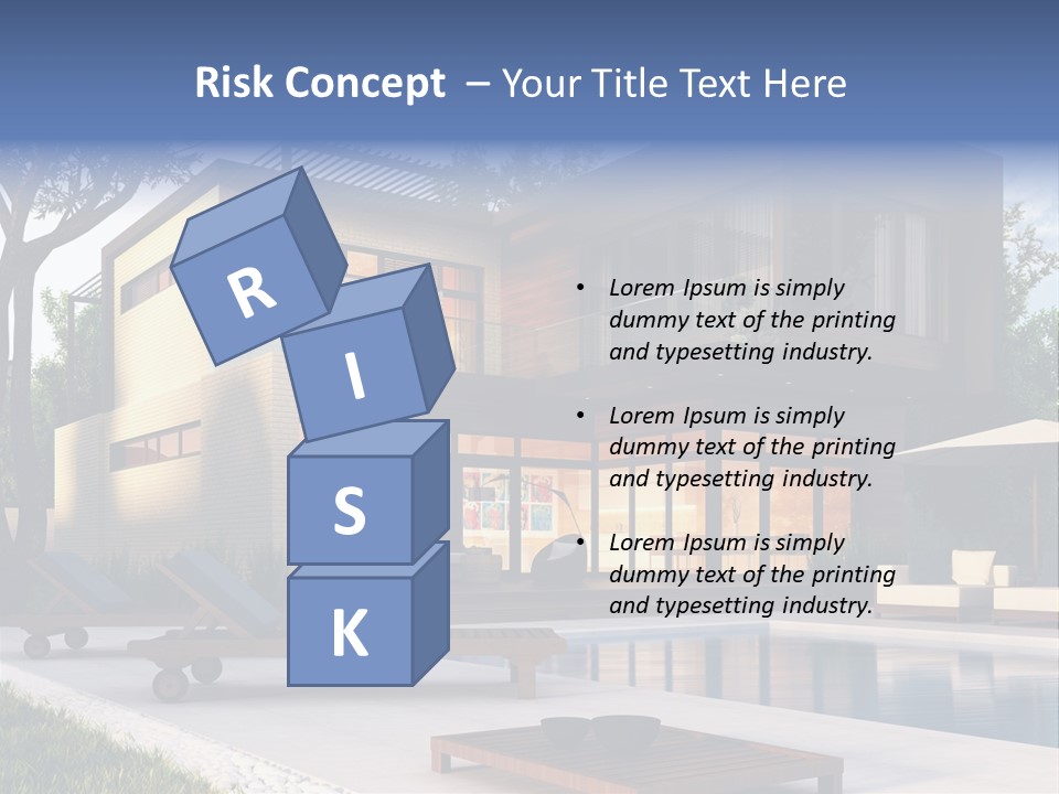 Modern House Board PowerPoint Template