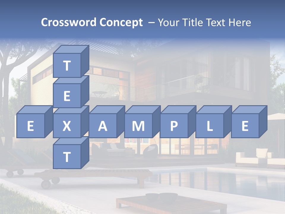 Modern House Board PowerPoint Template