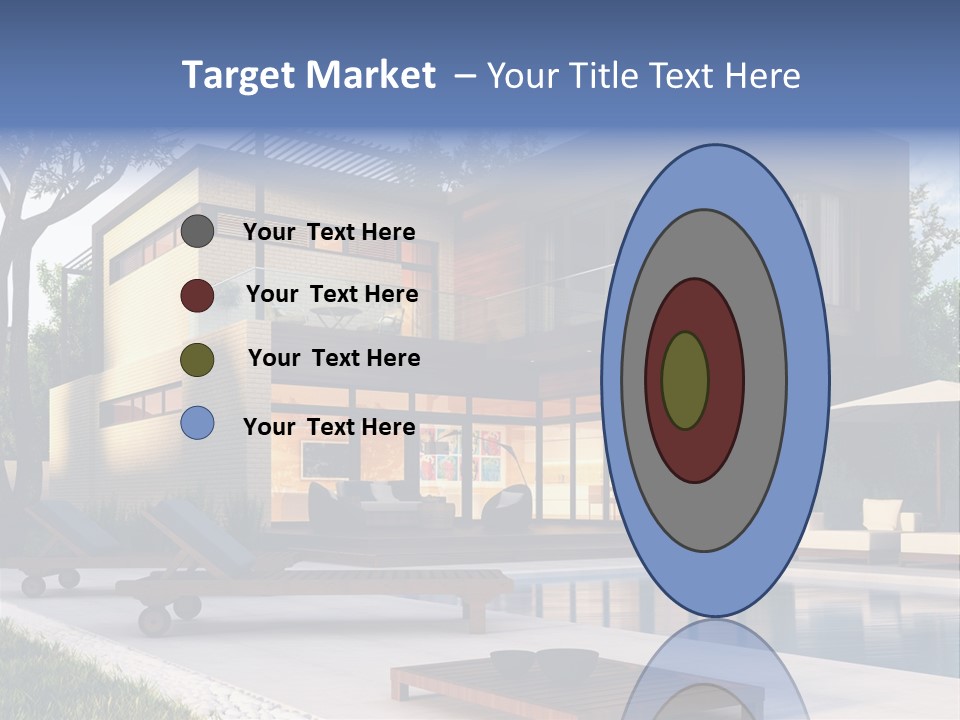 Modern House Board PowerPoint Template