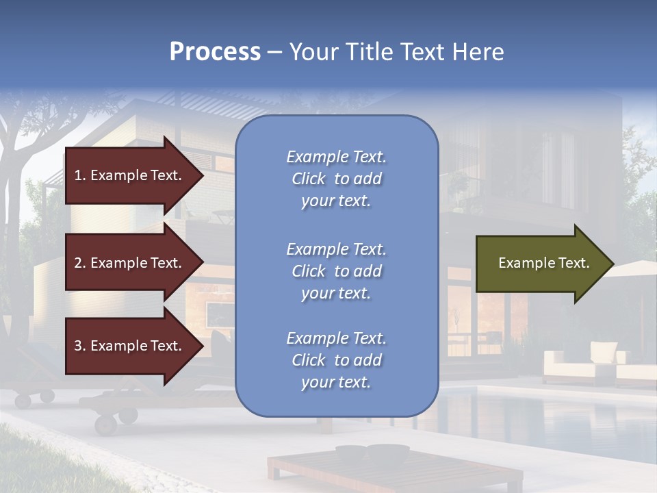 Modern House Board PowerPoint Template