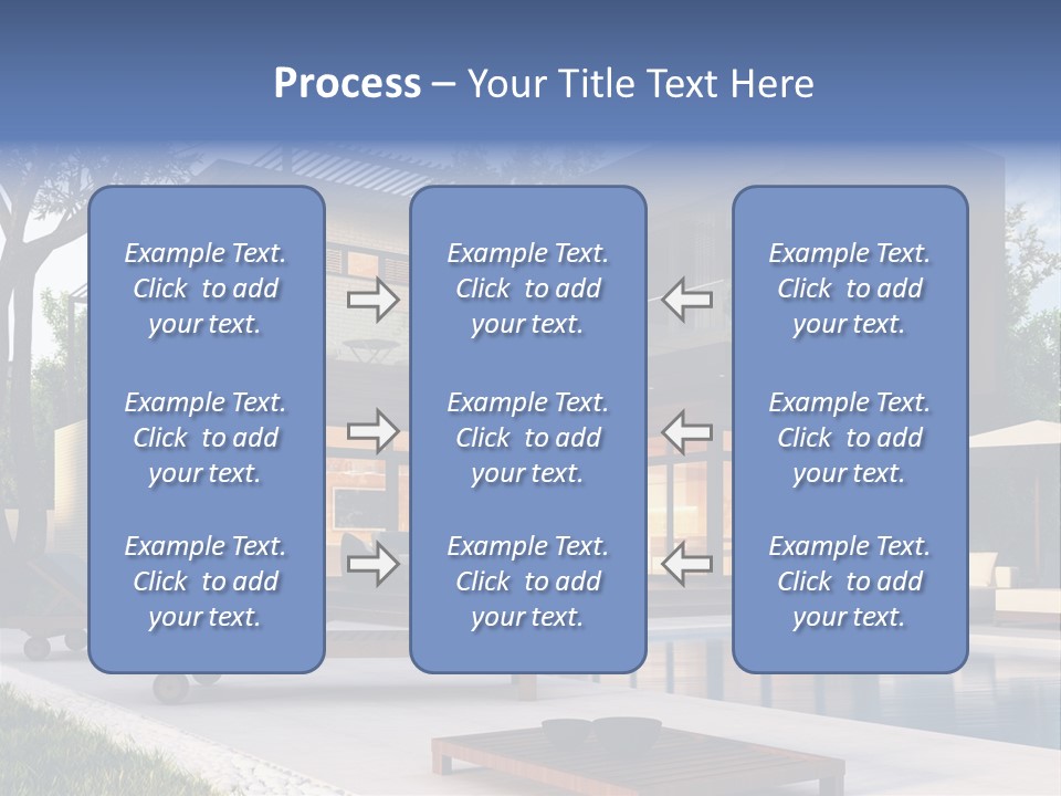 Modern House Board PowerPoint Template