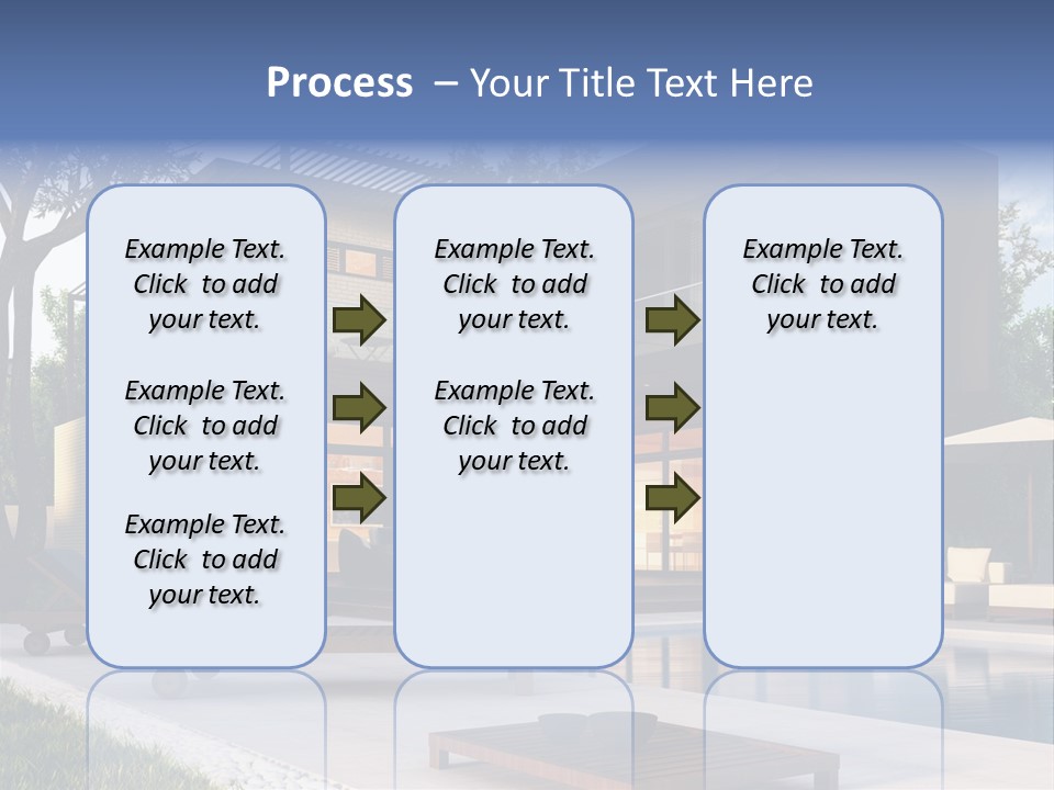 Modern House Board PowerPoint Template