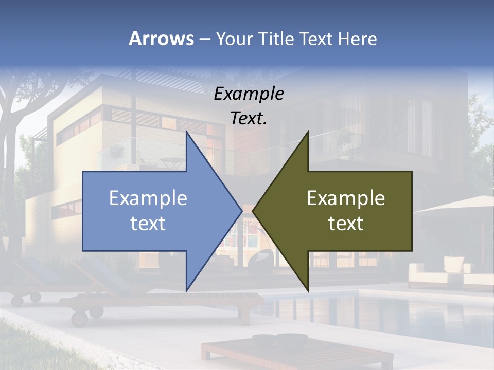 Modern House Board PowerPoint Template