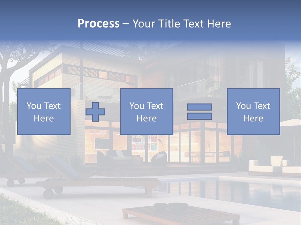 Modern House Board PowerPoint Template