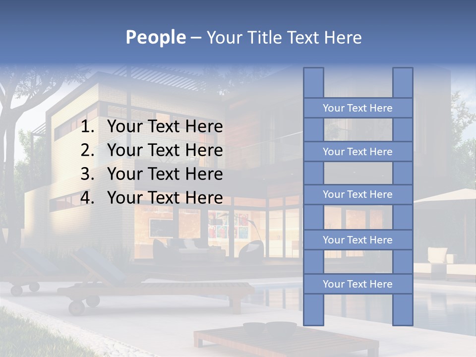 Modern House Board PowerPoint Template
