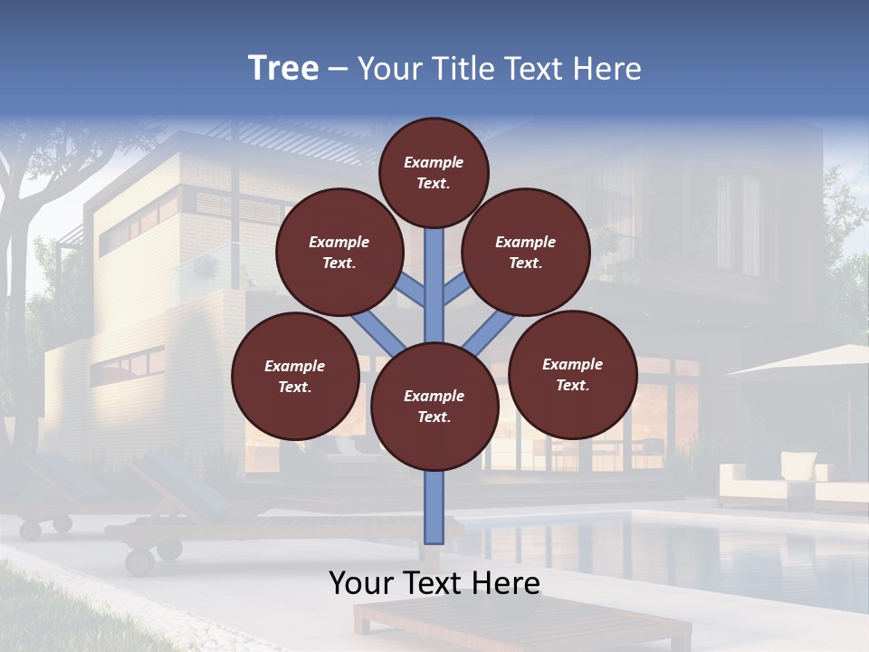 Modern House Board PowerPoint Template