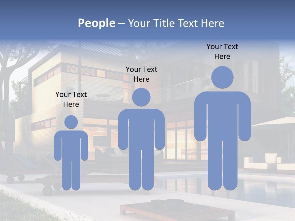 Modern House Board PowerPoint Template
