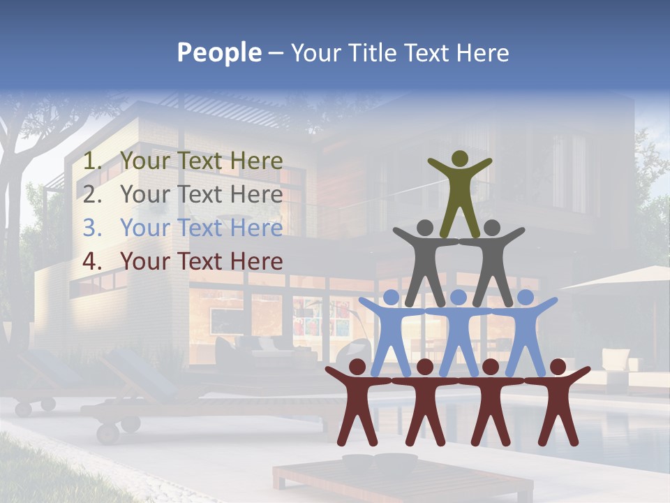 Modern House Board PowerPoint Template