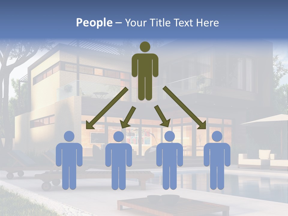 Modern House Board PowerPoint Template