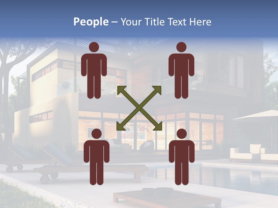 Modern House Board PowerPoint Template