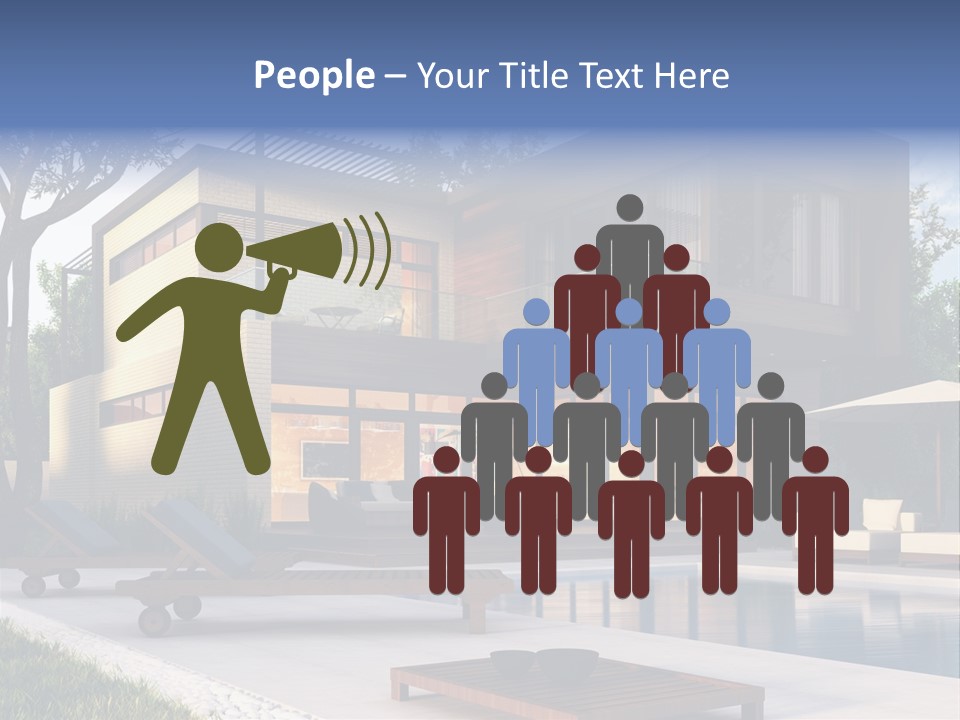 Modern House Board PowerPoint Template