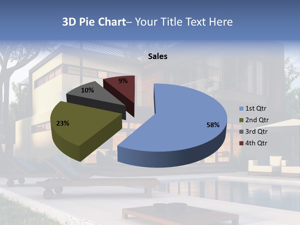 Modern House Board PowerPoint Template