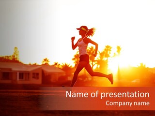 Active Road Workout PowerPoint Template