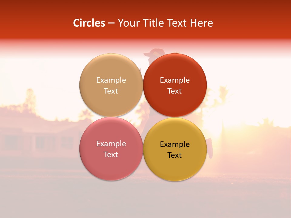 Active Road Workout PowerPoint Template