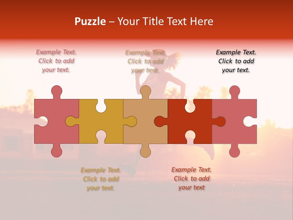 Active Road Workout PowerPoint Template